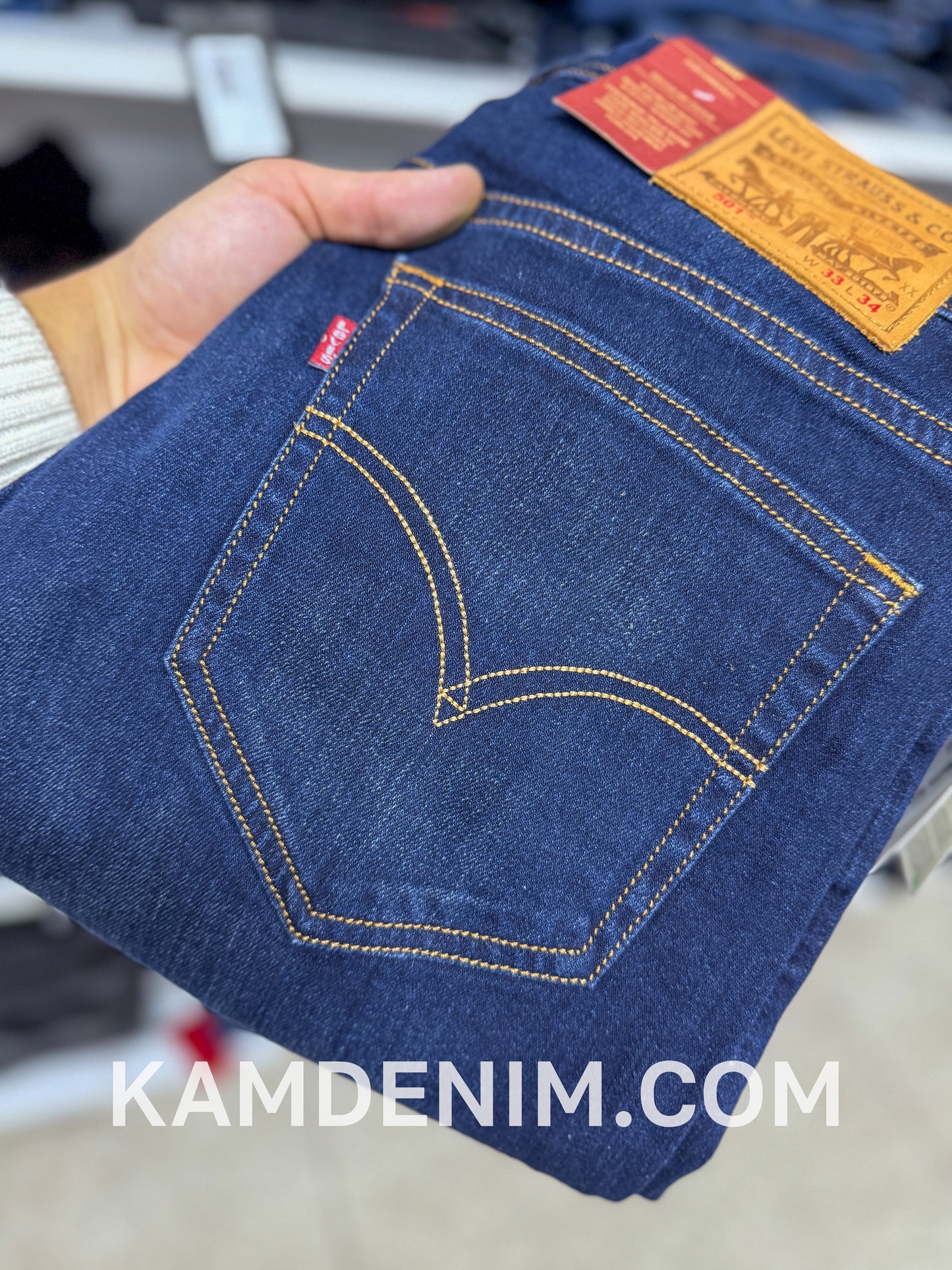 Jeans LVS Bleu Petrol 4031 Coupe Normale