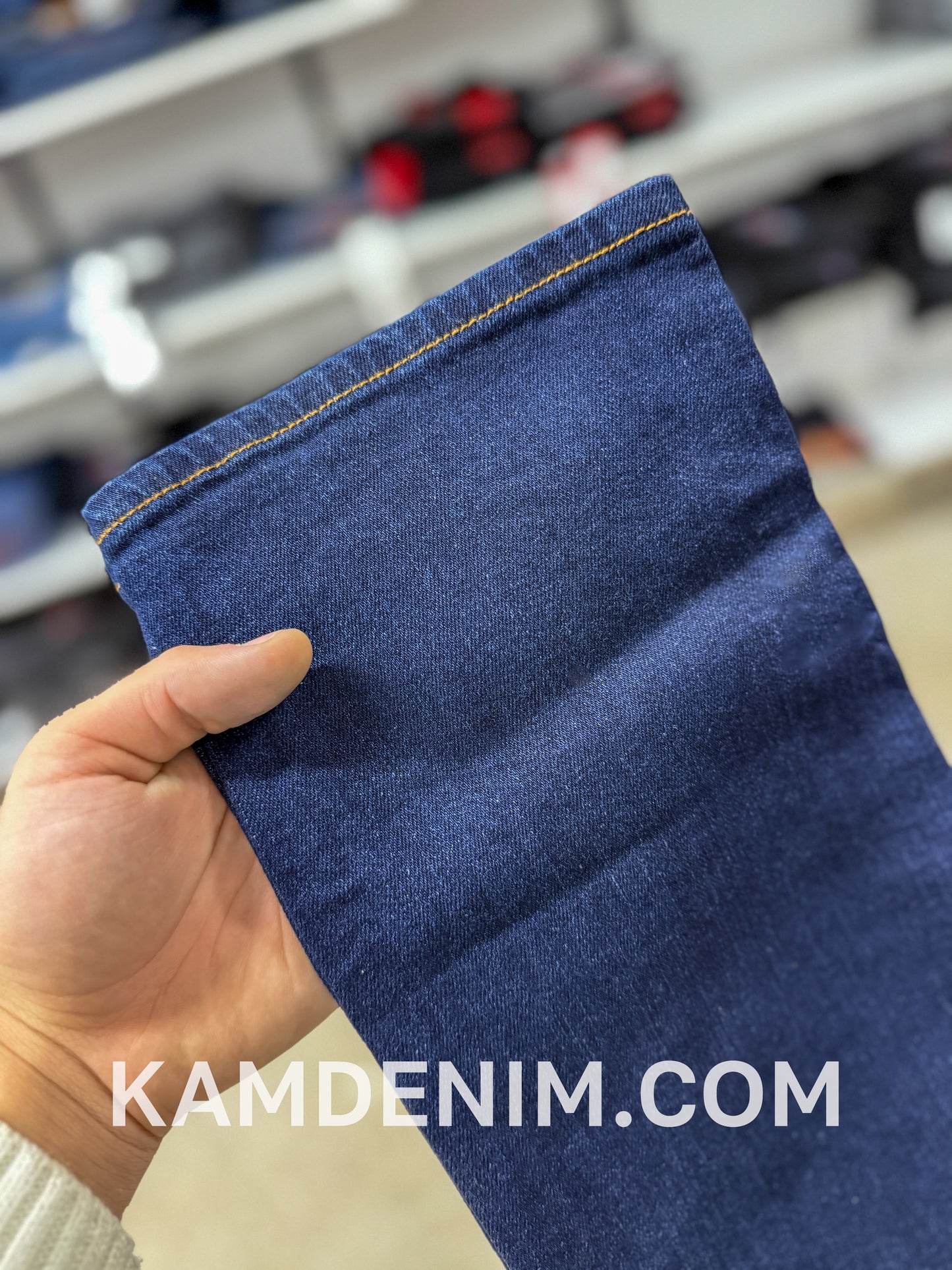 Jeans LVS Bleu Petrol 4031 Coupe Normale