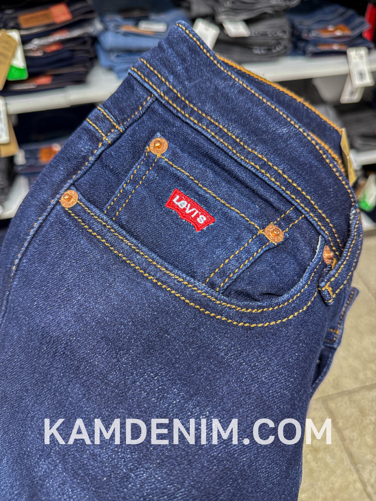 Jeans LVS Bleu Petrol 4031 Coupe Normale