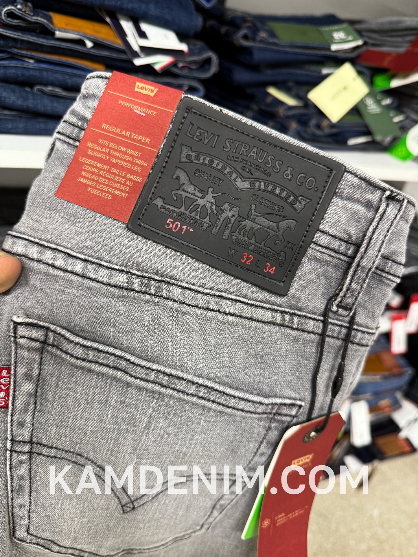 Jeans LVS Gris Clair 4155 Coupe Normale