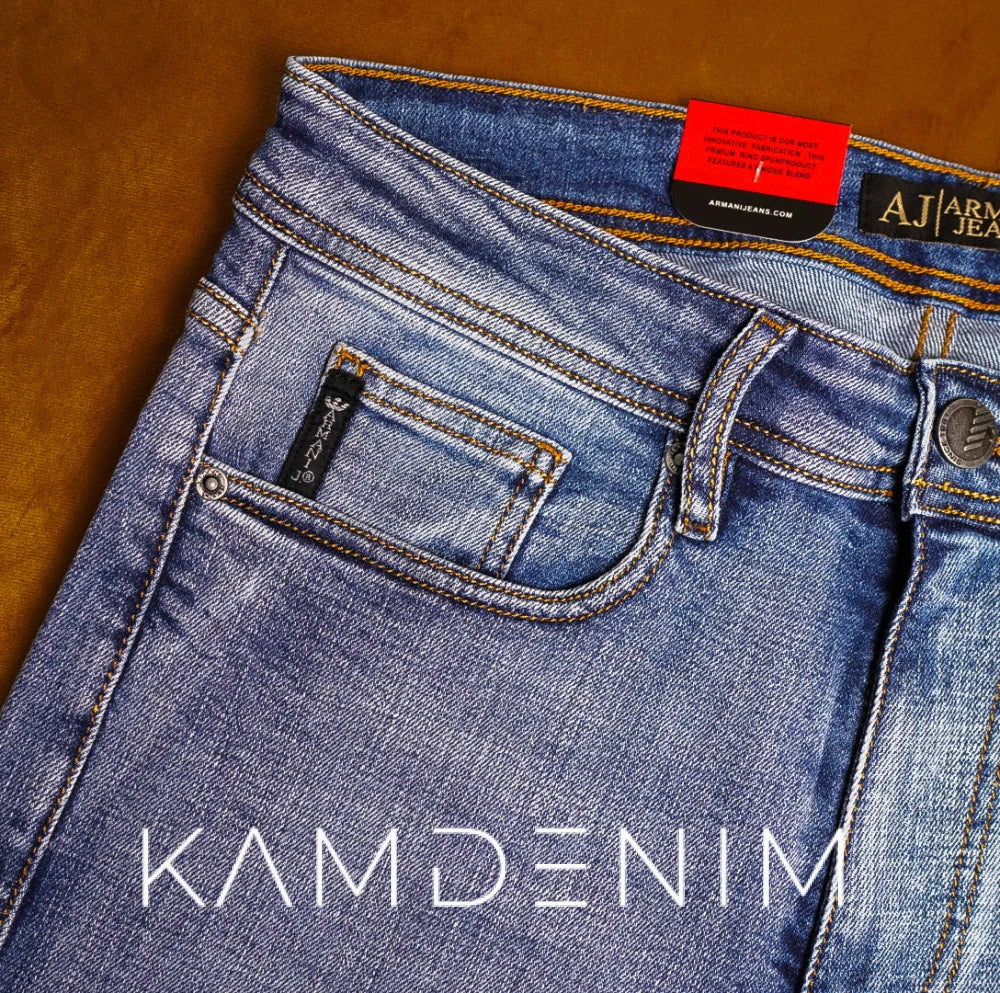 Jeans Arm Bleu Ciel Delaver 4084 Coupe Normale