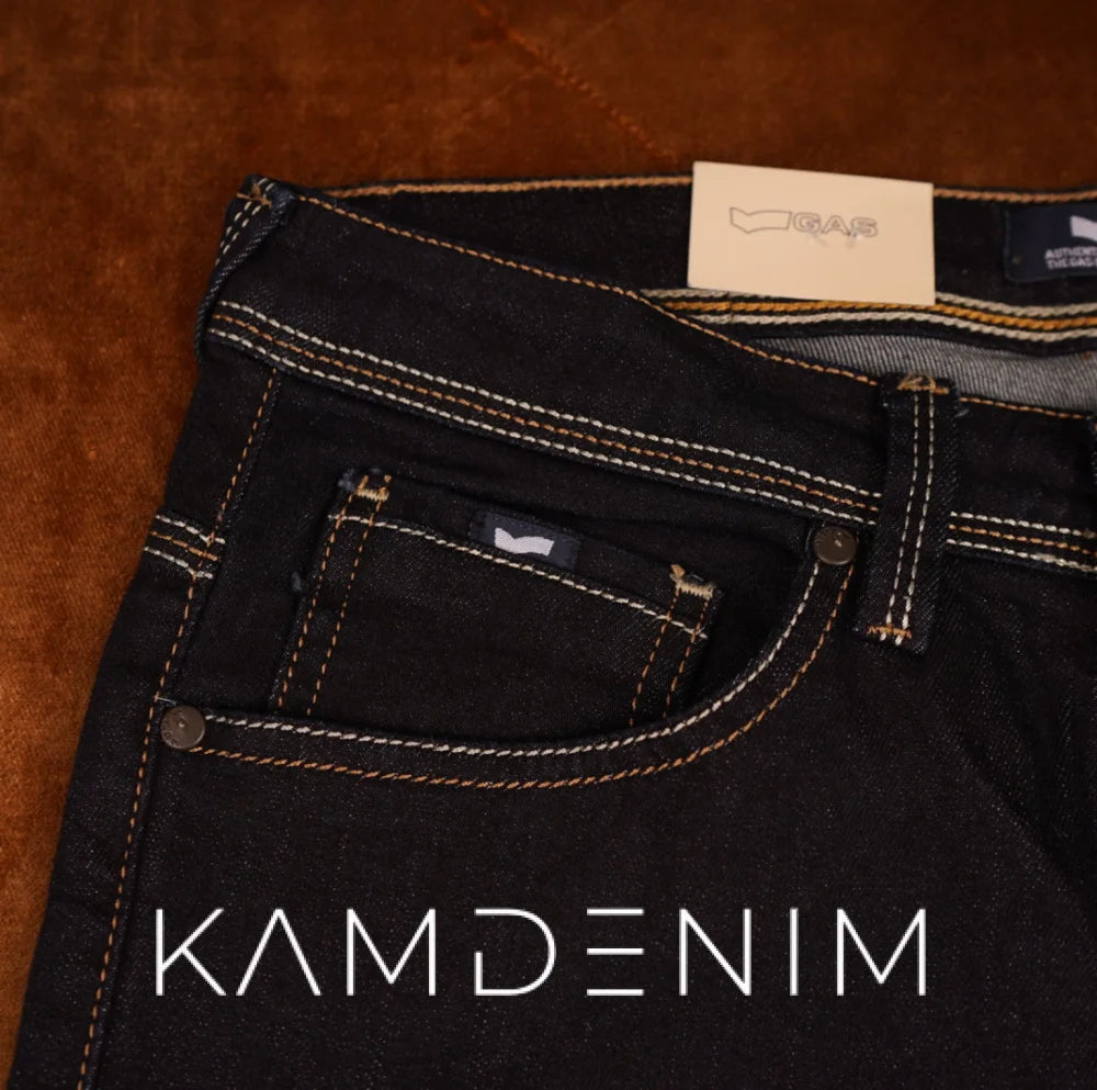 Jeans Gas Bleu Marine 4010 Coupe Normale