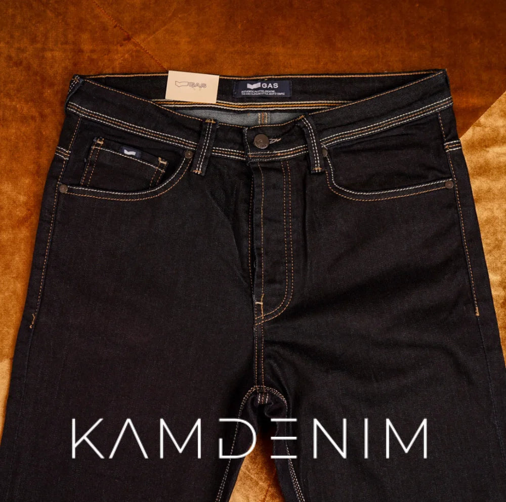 Jeans Gas Bleu Marine 4010 Coupe Normale