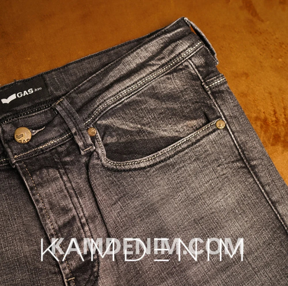 Jeans Gas Gris Delaver 4105 Coupe Normale