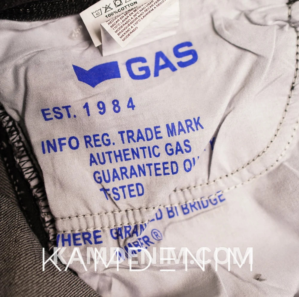 Jeans Gas Gris Delaver 4105 Coupe Normale