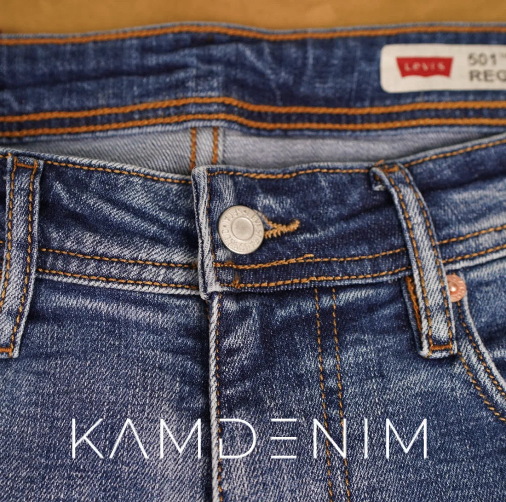 Jeans Lvs 4030 Bleu Ciel Délaver Coupe Normale