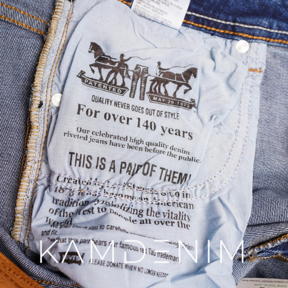 Jeans LVS Bleu Délaver 4190 Coupe Normale