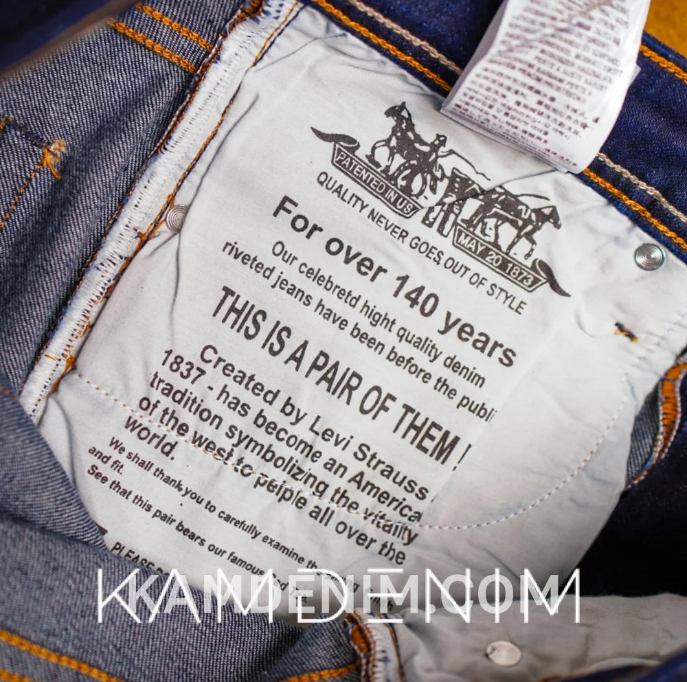 Jeans LVS Bleu Marine FL B 4147 Coupe Normale