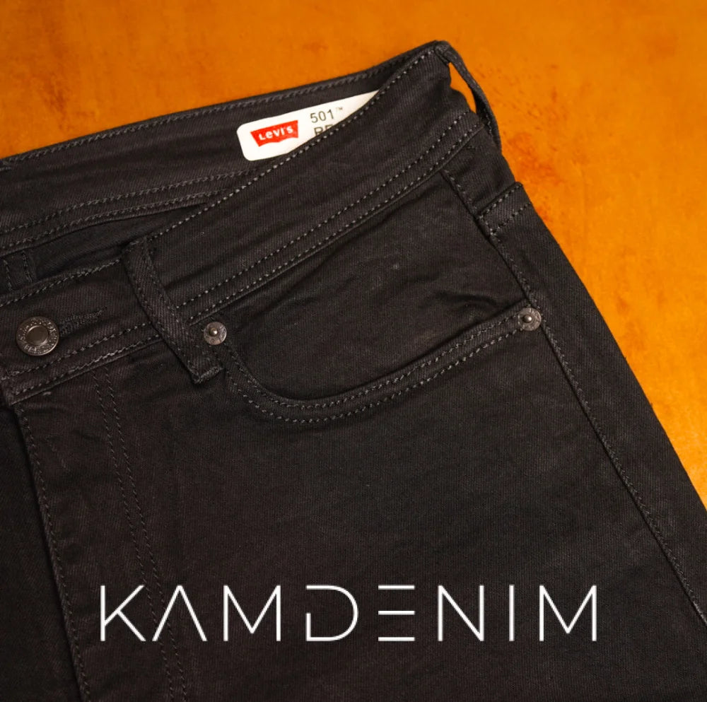 Jeans Lvs Full Black 4090 Coupe Normale