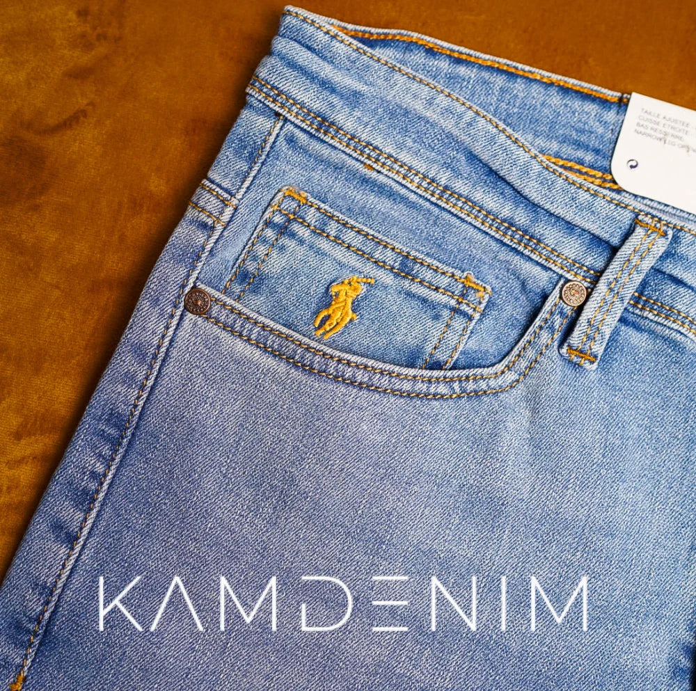 Jeans Rl Bleu Ciel Delaver 4088 Coupe Normale