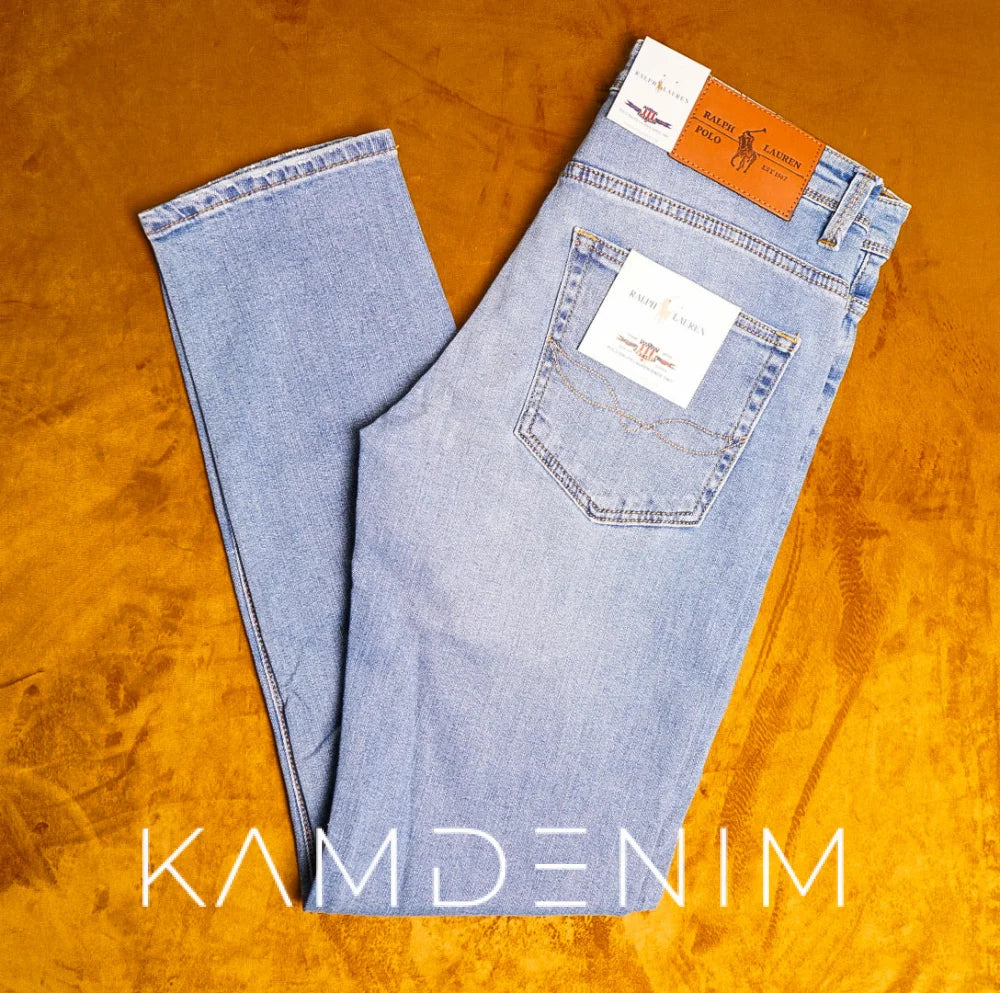 Jeans Rl Bleu Ciel Delaver 4088 Coupe Normale