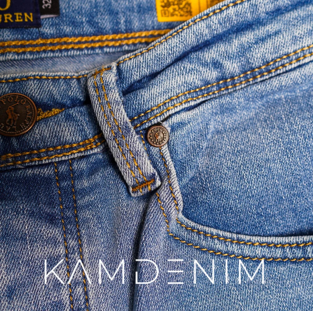 Jeans Rl Bleu Ciel Delaver 4088 Coupe Normale