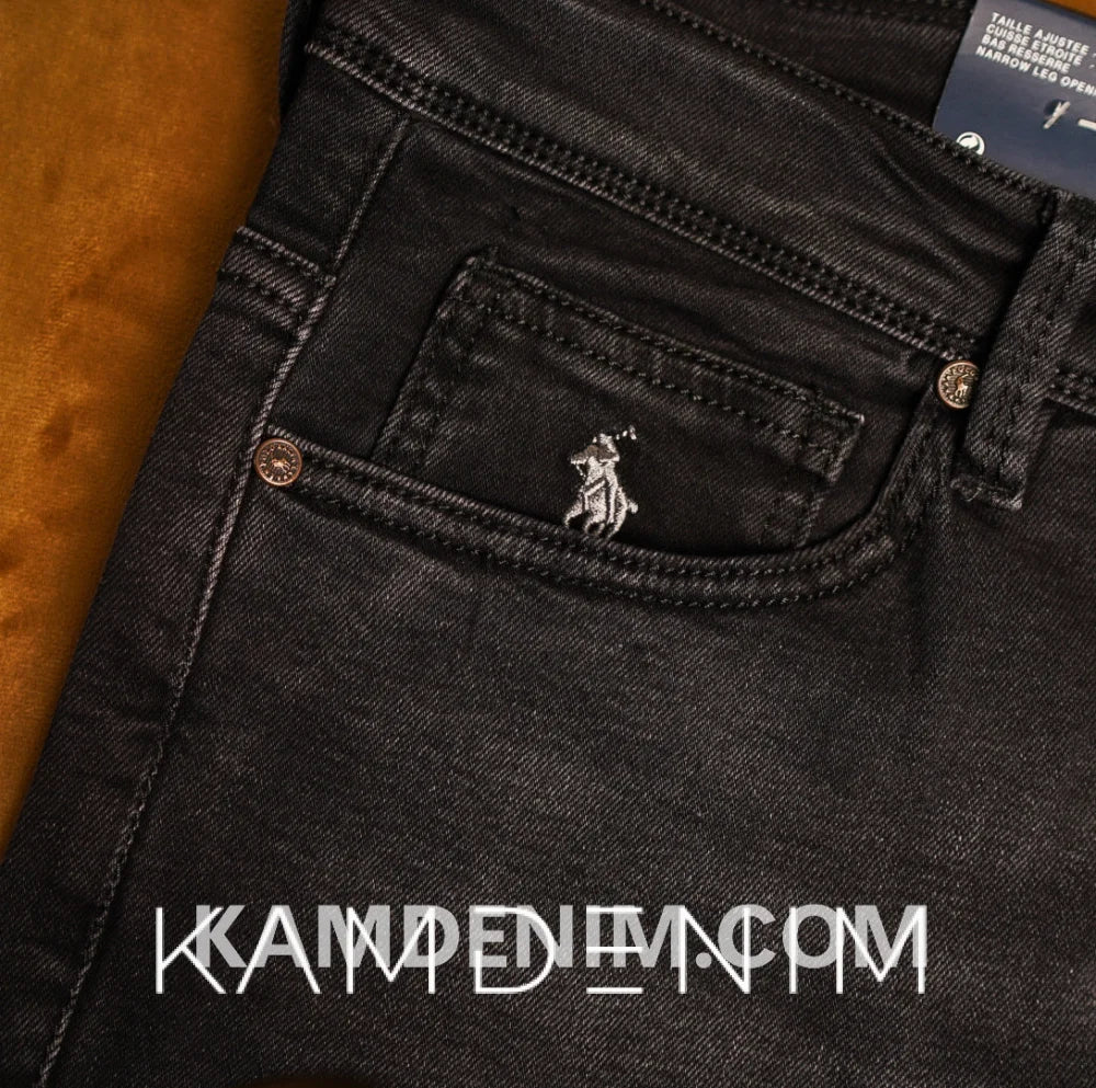 Jeans Rl Gris Noir 4098 Coupe Normale