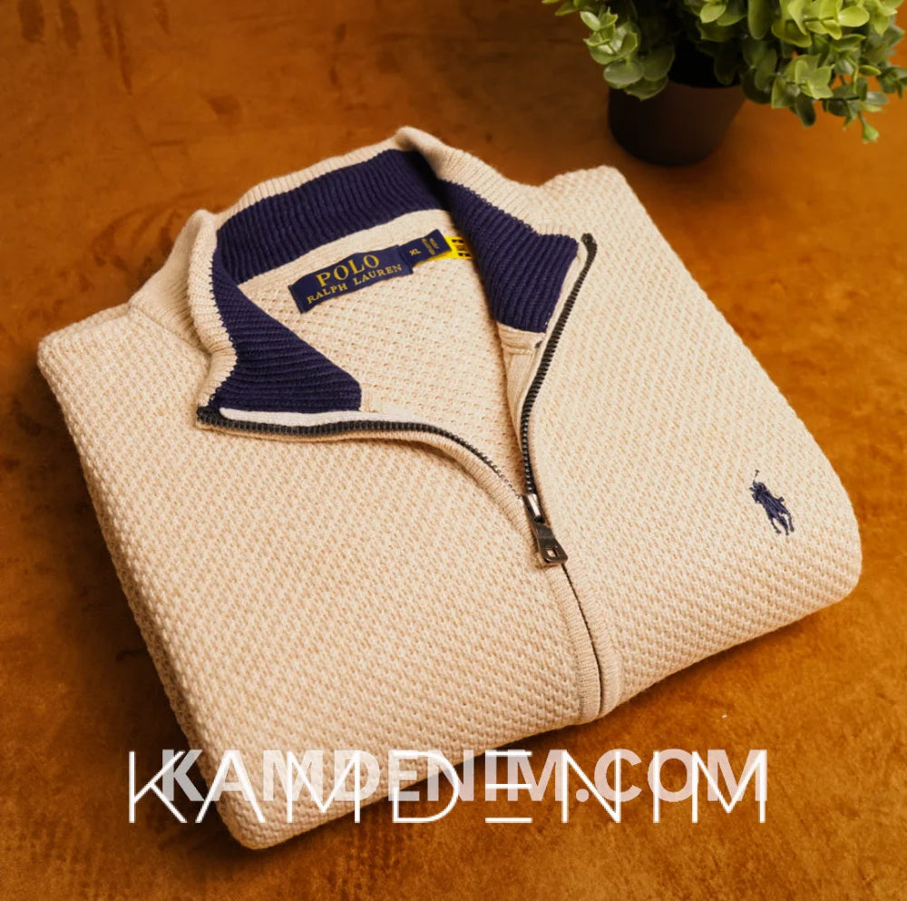 Tricot 2002 Rl Zippé S / Beige