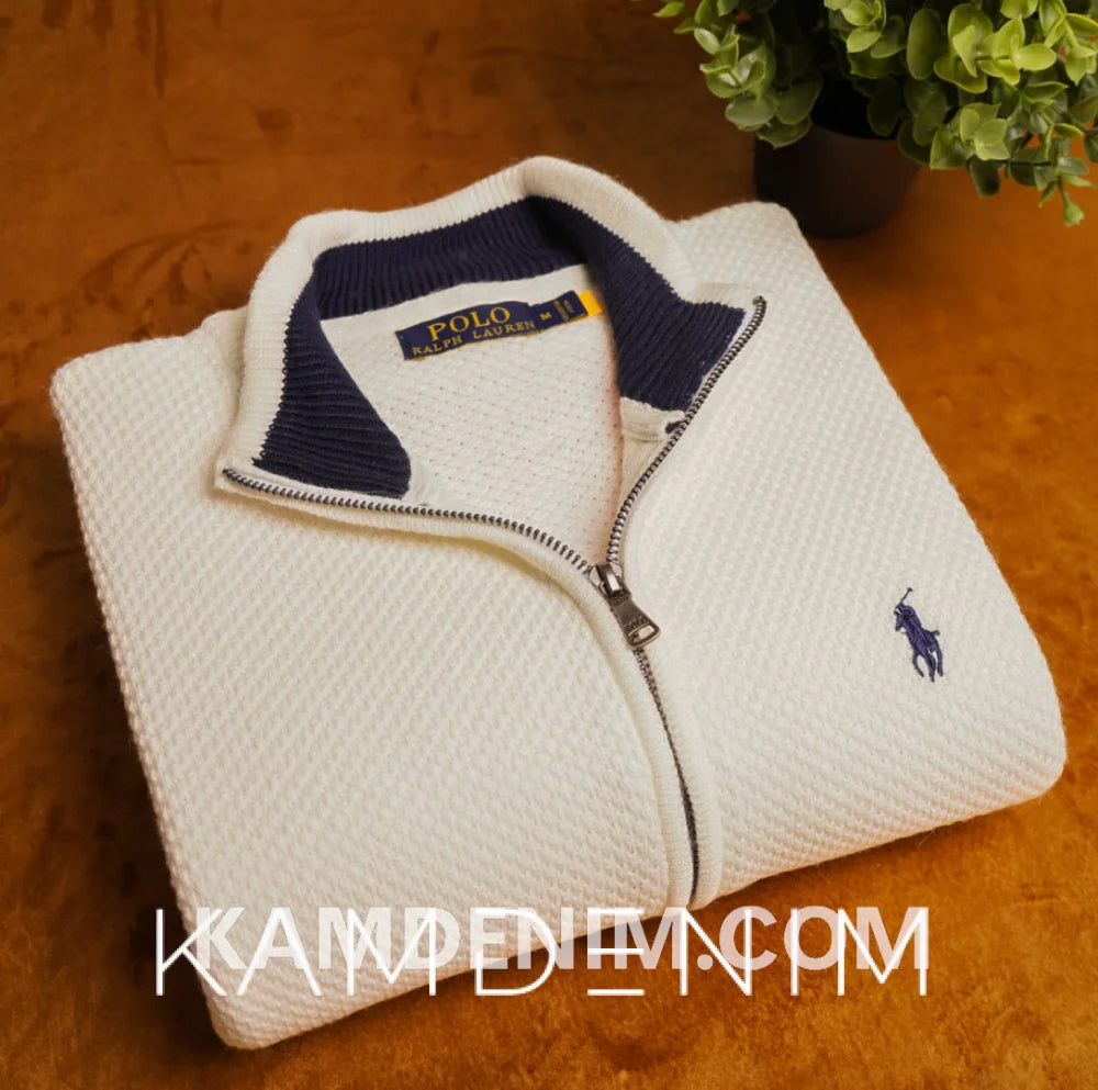 Tricot 2002 Rl Zippé S / Blanc