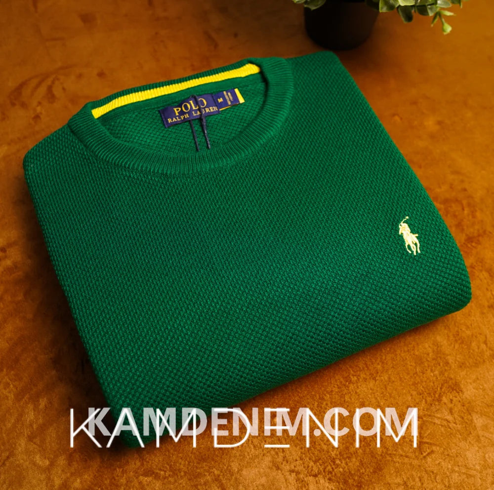Tricot Rl 2001 Pique S / Vert Militaire